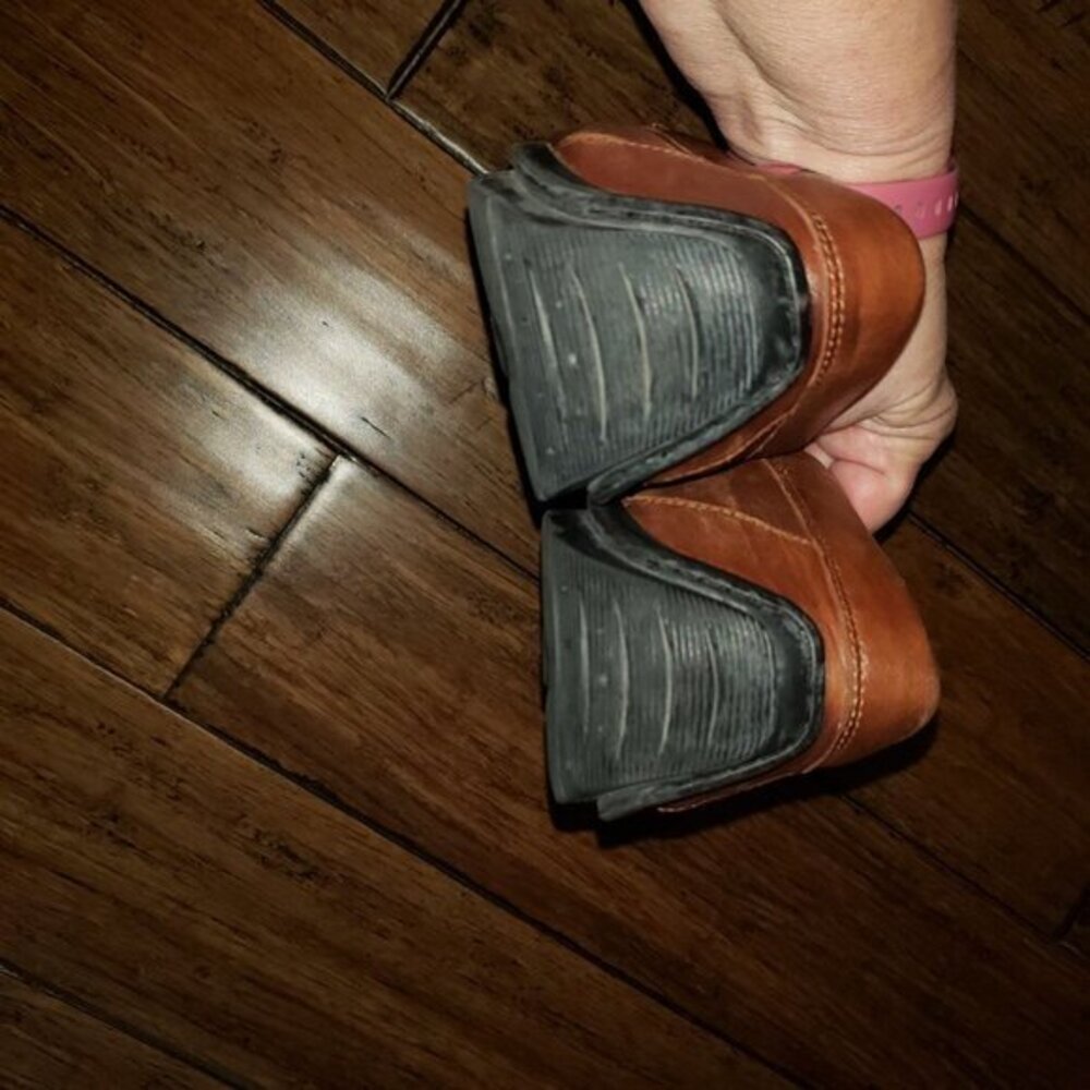 ecco Driving Shoes Loafer Slip-on Leather Mens Size 44 10-10.5 EXTRA WIDTH - Picture 5 of 15